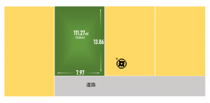 船橋市中野木の建築条件無し売地、日当たり良好、整形地,平坦地、高台、不動産情報